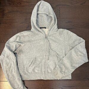 Brandy Cropped Zip Up